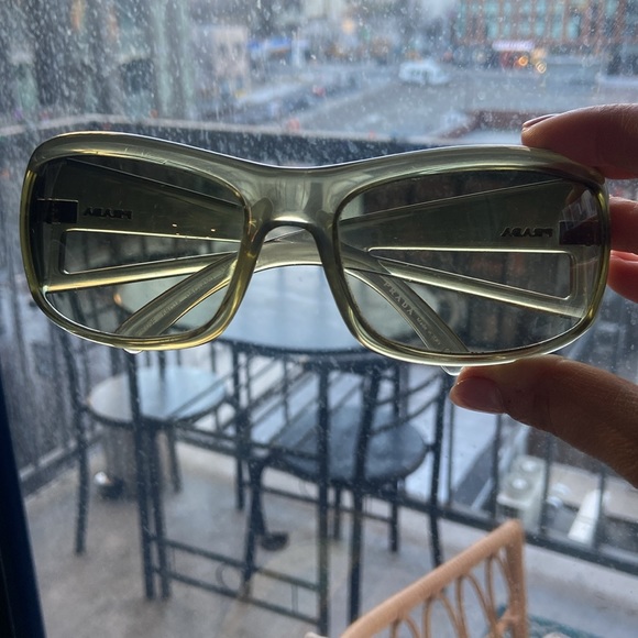 Authentic PRADA Oversized Wrap Sunglasses - Picture 6 of 14